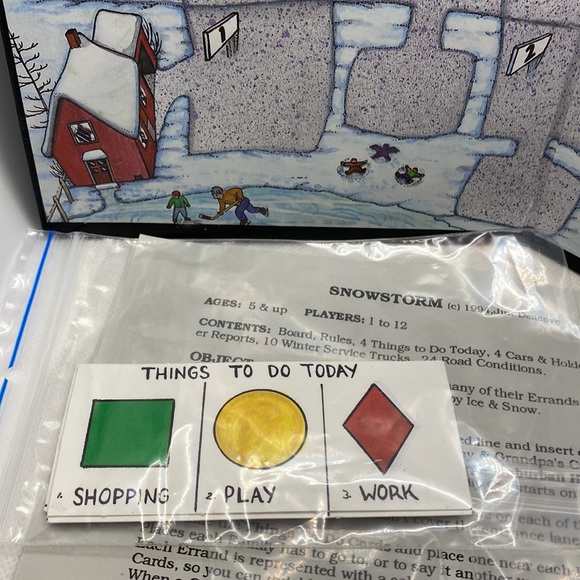 Snowstorm! Board Game: A Co-operative Game by Family Pastimes 1994 Complete - Picture 9 of 11